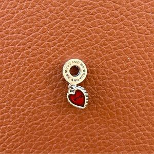 Dangling Pandora charm